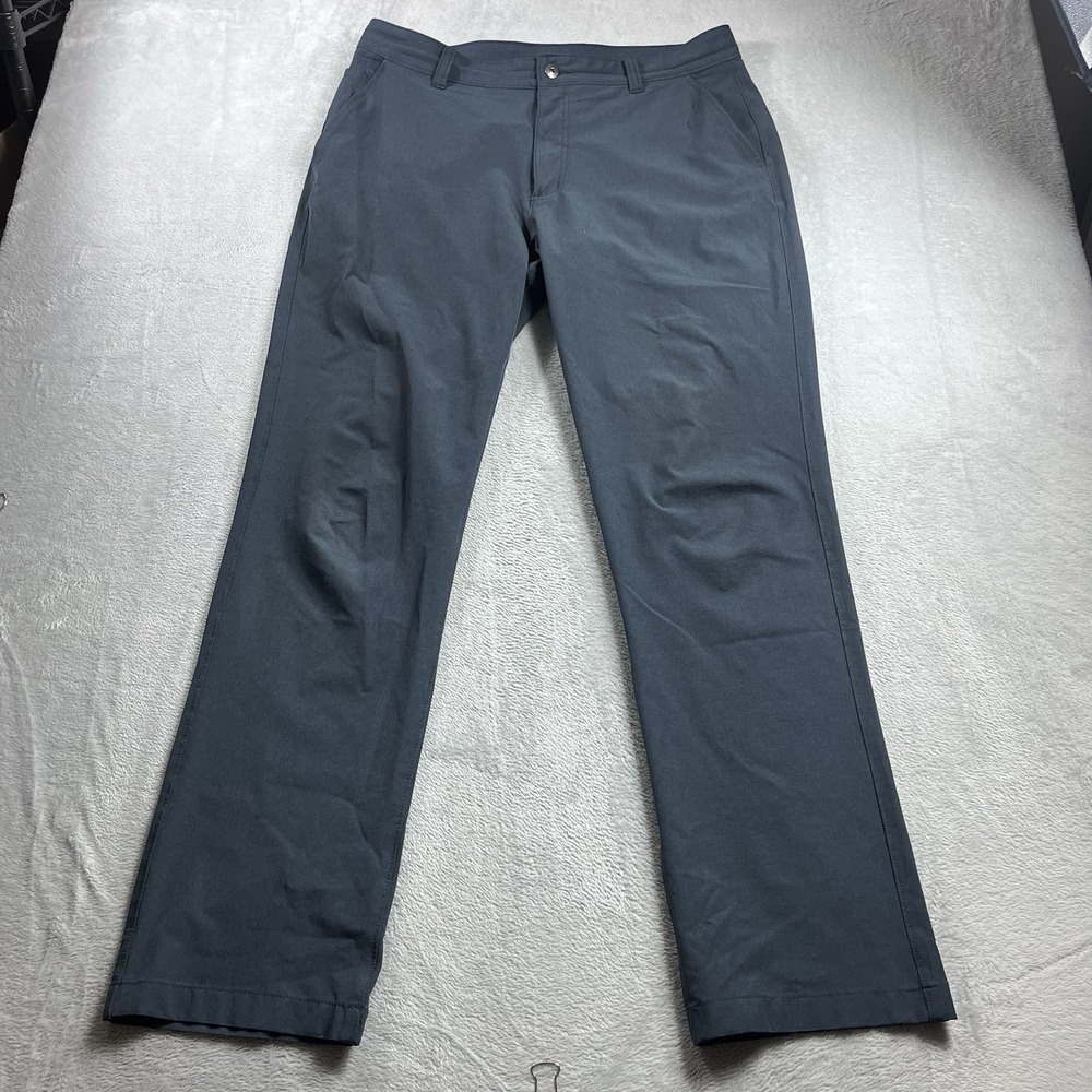 Duluth 36x34 Blue Standard Fit 13402 Overachino Straigh Performance Mens Pants